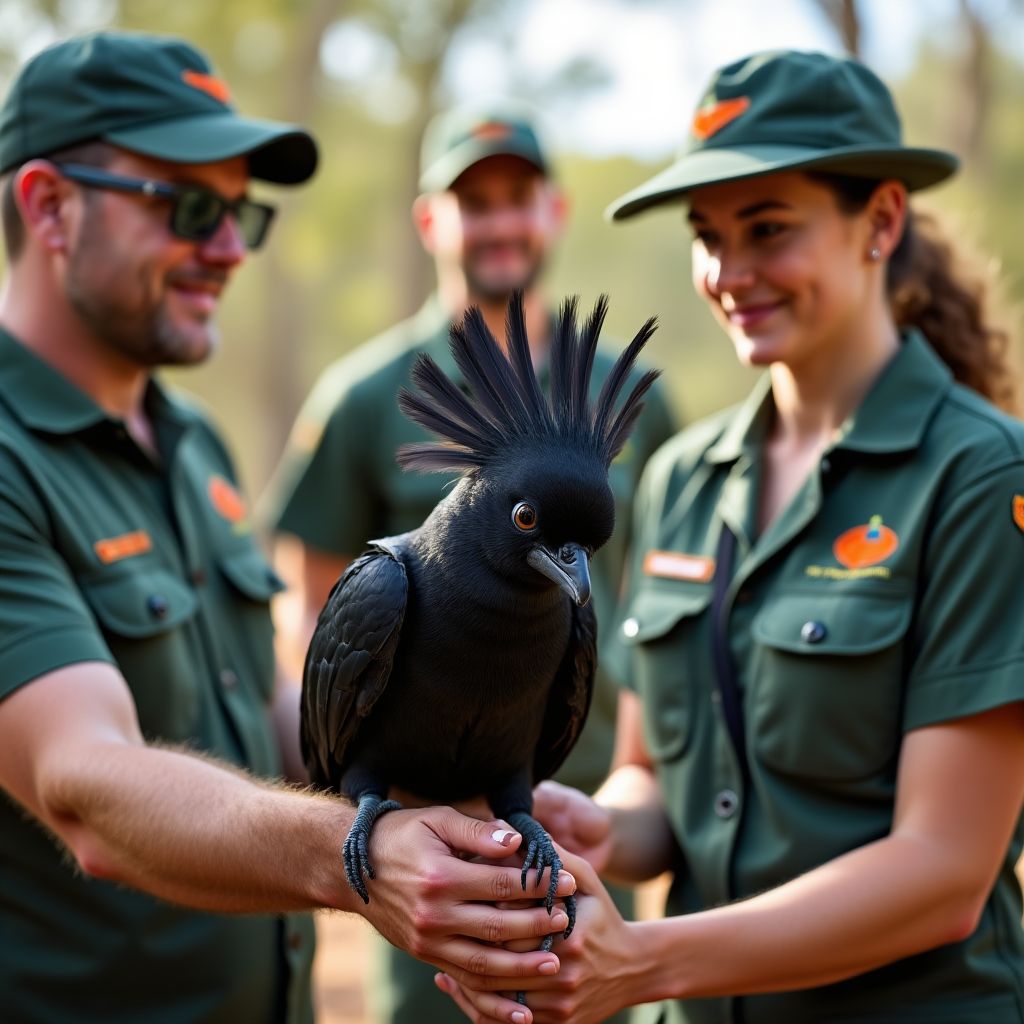 Bird conservation work in progress