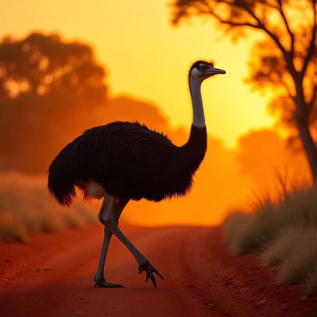 Emu in the Australian Outback