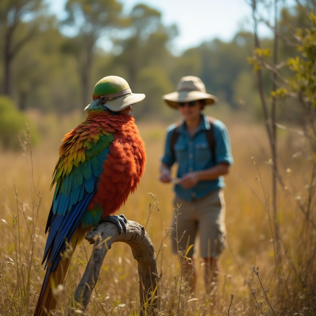 Bird conservation work in Australia